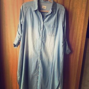 JW denim duster-tunic