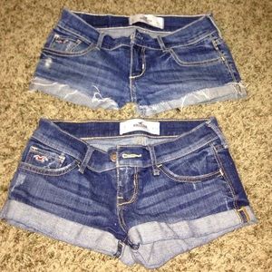 Hollister jean shorts