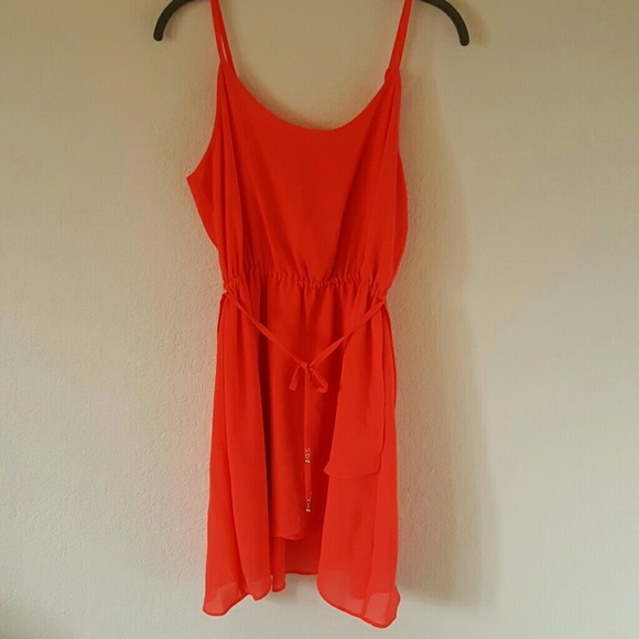 Ambar bright orange dress