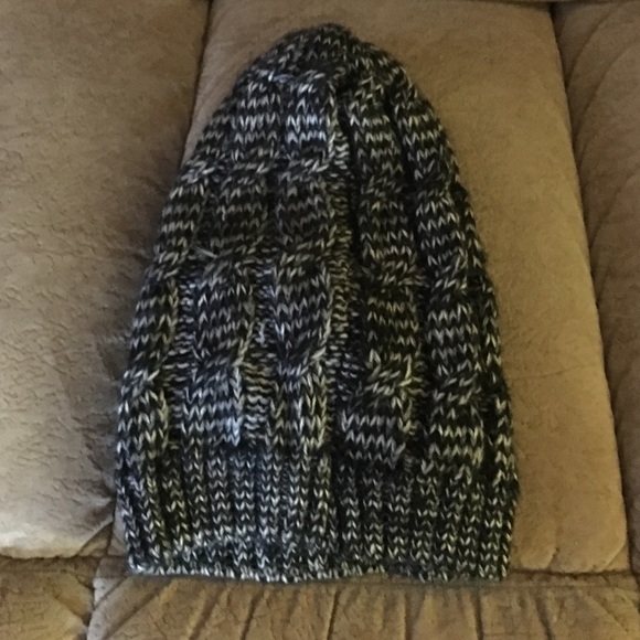 Black and white hat