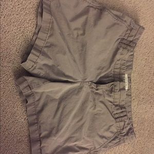 Loft dark Khaki shorts size 10