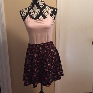 Floral forever 21 skirt