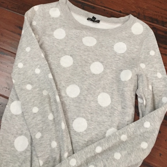 Polka dot sweater