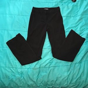 city streets black slacks