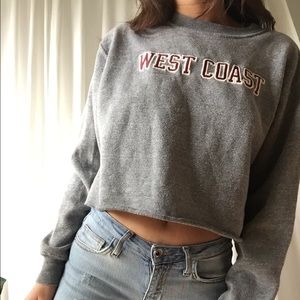 Brandy Melville Cropped Sweatshirt