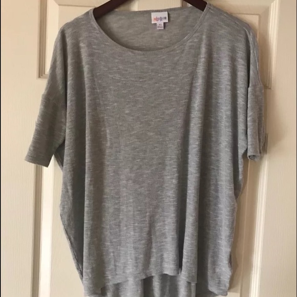 Lularoe Small Grey Ribbed Irma Brand New