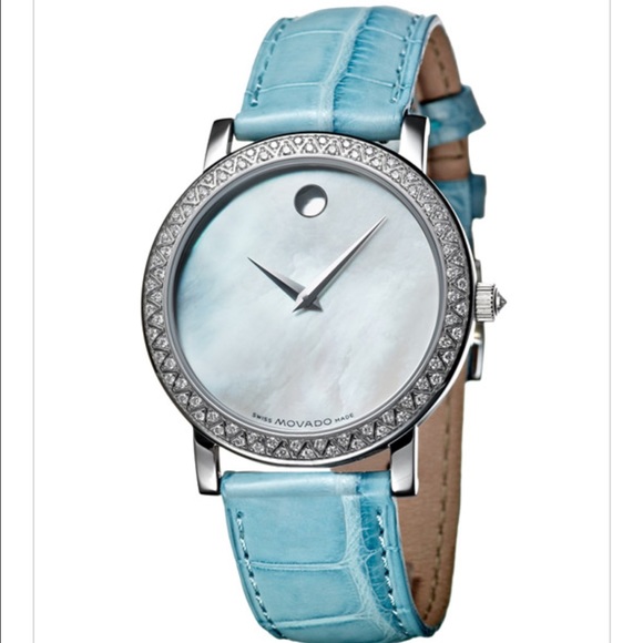 Like New In Box Movado Revi Diamond Ladies Watch. - Picture 1 of 4