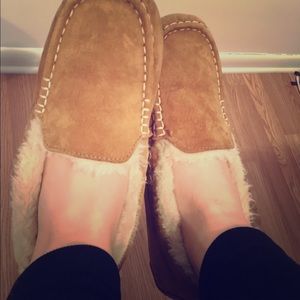 Authentic UGG moccasins in Camel