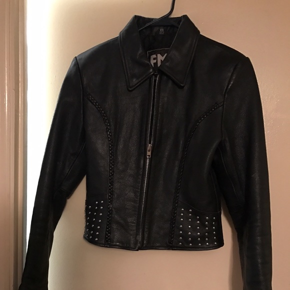Studded Leather Jacket