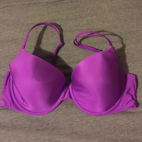 purple bra