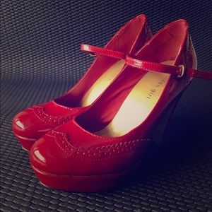 Madden Girl red Mary Jane pumps