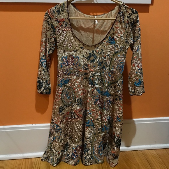 Beautiful Free People Colorful Dress