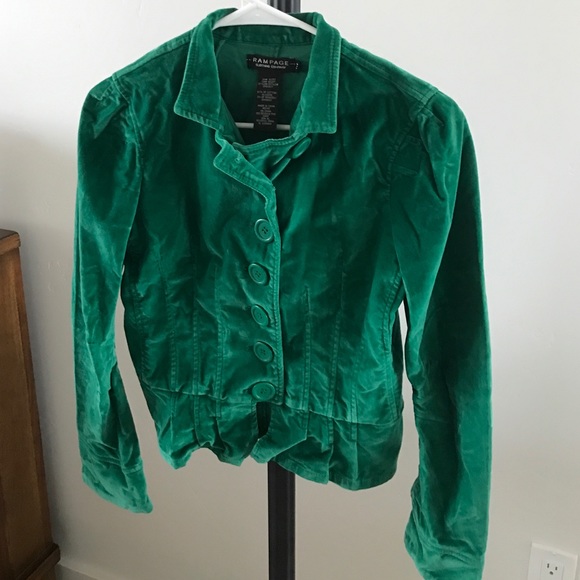 Emerald green blazer