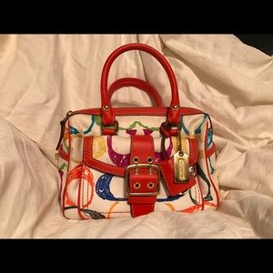 Coach Scribble Satchel #1857