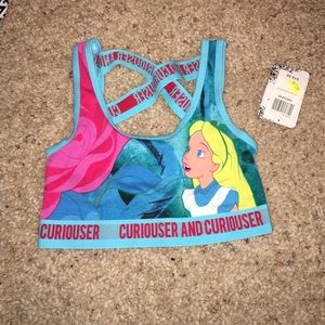 Alice in Wonderland Sports bra