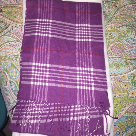 Purple scarf