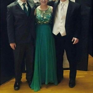 Teal Prom Dress