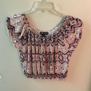 Patterned crop top