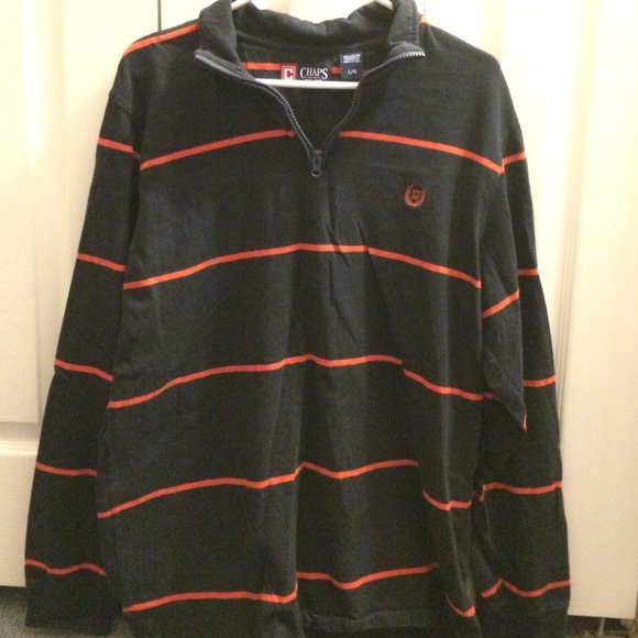 Long sleeve, quarter zip, men's polo