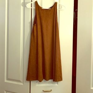 Brown Suede Sundress