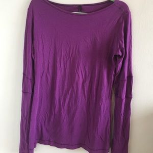 Lululemon long sleeve thin purple shirt