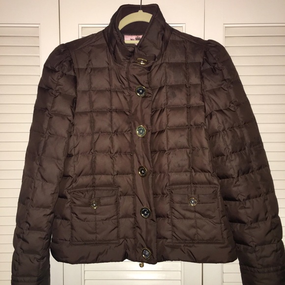 Juicy Couture chocolate brown ski jacket