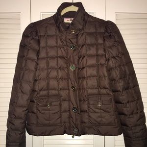 Juicy Couture chocolate brown ski jacket