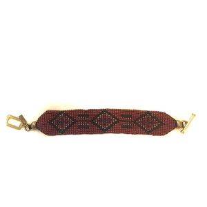 Vanessa Mooney red beaded bracelet