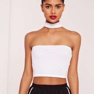 Miss guided NWT choker crop top