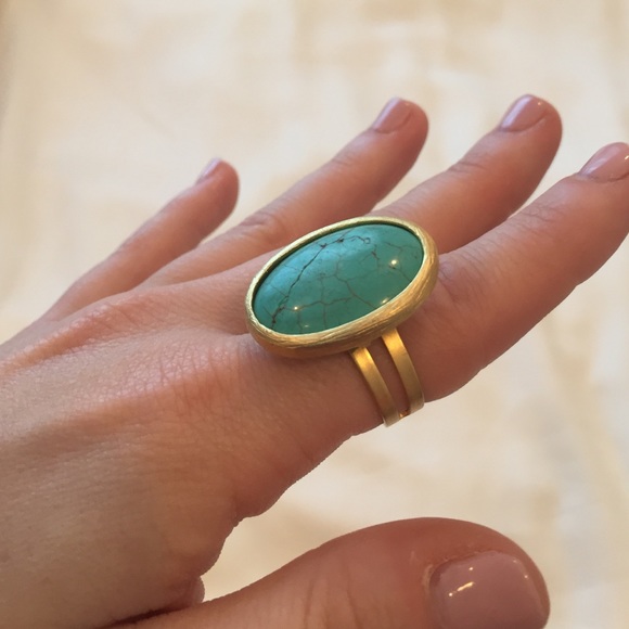 Turquoise statement ring - Picture 2 of 2