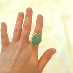 Turquoise statement ring