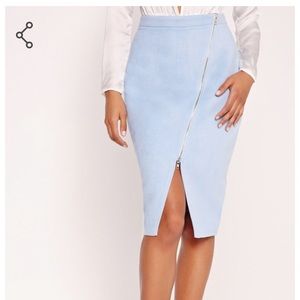 Misguided NWT asymmetric zipper skirt