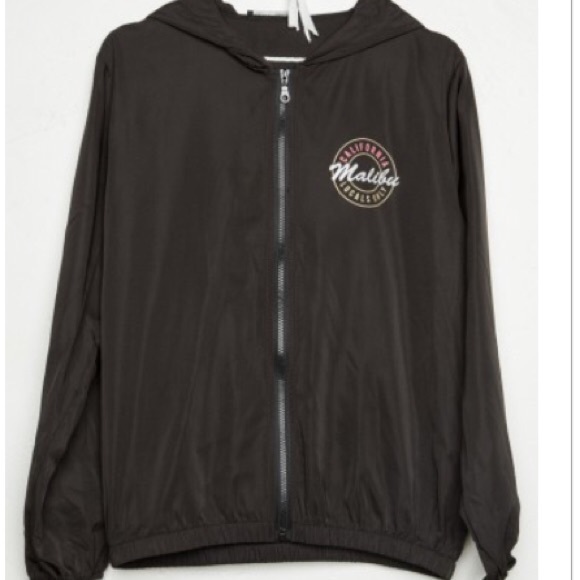 Brandy Melville Malibu locals only windbreaker
