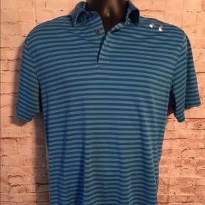 MEN'S UNDER ARMOUR HEATGEAR GOLF T-SHIRT, SIZE M