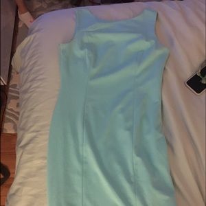 Tiffany blue Banana Republic dress