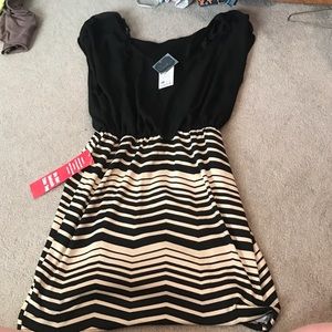 XL striped dress