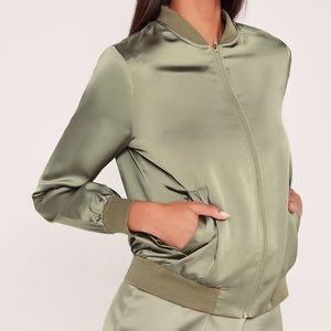 Carli Bybel x Missguided Bomber Jacket