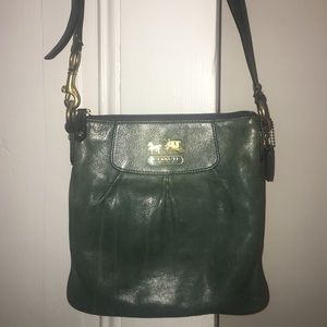 Beautiful leather cross-body Coach bag!