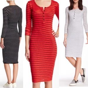 NWT Splendid New Haven Striped Dress, XL, Fits L