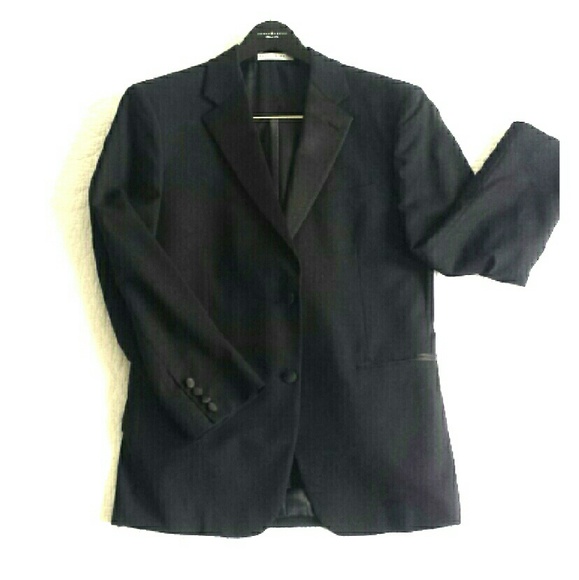 Men's black tuxedo