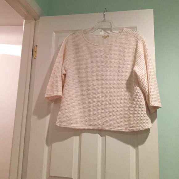 Silence and Noise white cropped sweater
