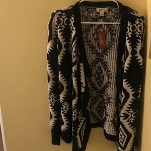 Aztec Print Sweater
