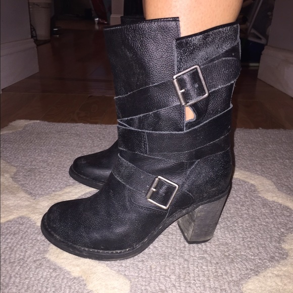 Jeffrey Campbell France Wrap Strap Booties