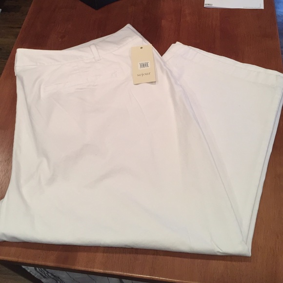 Sejour white capris
