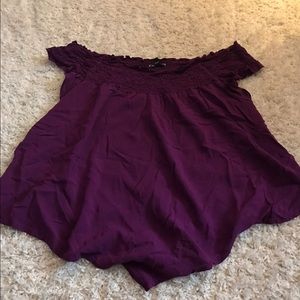 Off the shoulder shirt