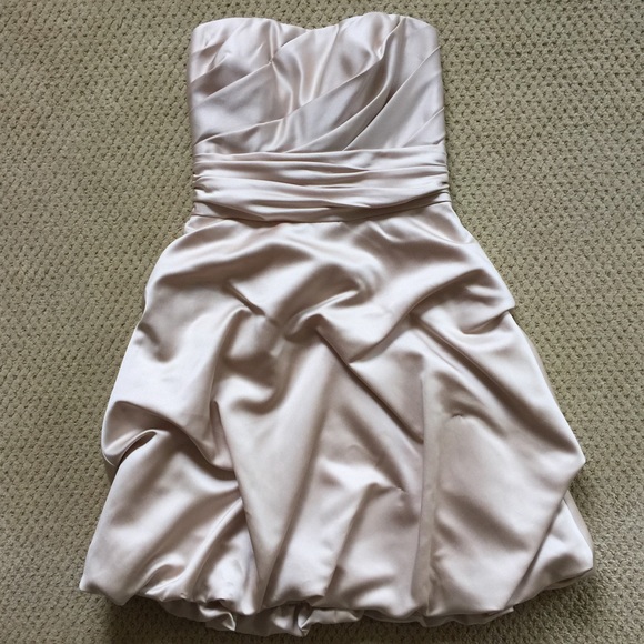 David's Bridal Dresses & Skirts - Champagne Strapless Dress