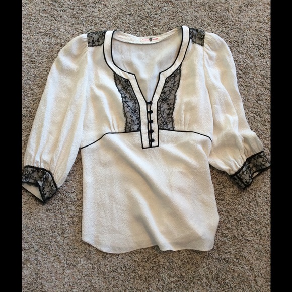 Rebecca Taylor cream work top