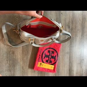 Tory Burch Sky Blue Mini Robinson