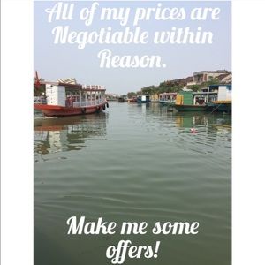 Clothing with very negotiable pricing!