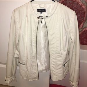 White Leather jacket